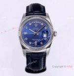 TR Factory V3 Swiss Rolex DayDate 36 Blue Dial Watch Swiss 2836-2 Movement